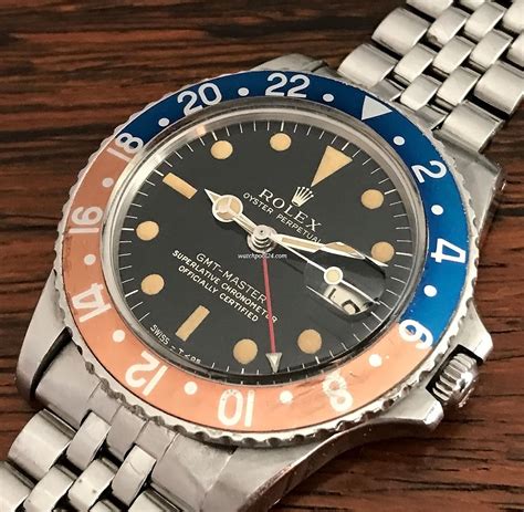 rolex gold gmt master vintage|rolex gmt master model 1675.